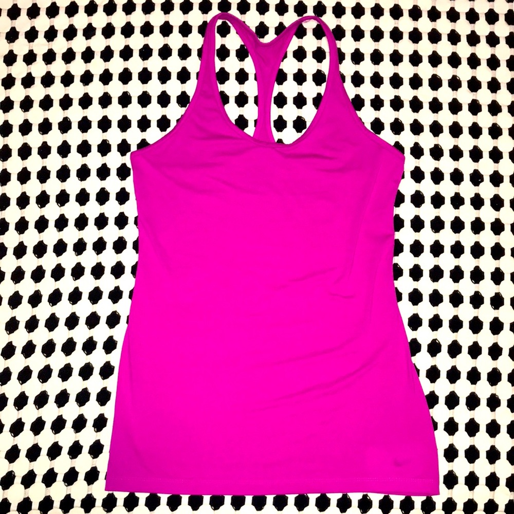 Nike Dri Fit Racerback Magenta Tank Top sz S
